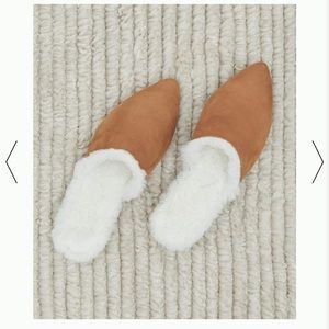 Jenni Kayne Shearling Lined Mule walnut 38 NWB